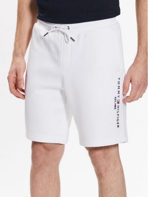 Shorts de sport Tommy Hilfiger blanc