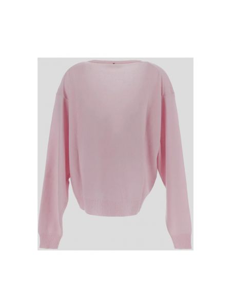 Sweter Sportmax różowy