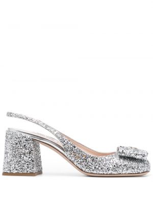 Pumpar med remmar med slingback Miu Miu