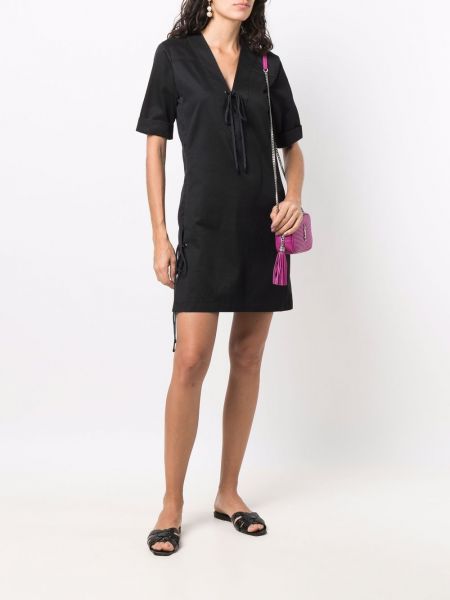 Vestido con lazo Yves Saint Laurent Pre-owned negro