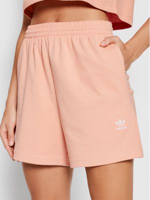 Priliehavé športové šortky Adidas ružová