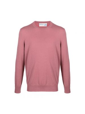 Sweter z kaszmiru Ballantyne różowy