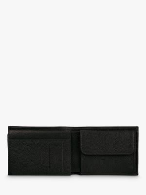 Кожаный кошелек Longchamp черный