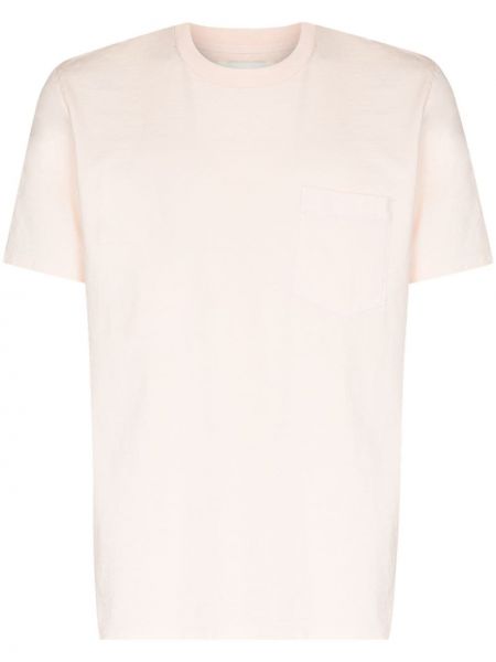 Camiseta con bolsillos Les Tien rosa