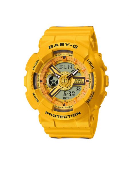 Żółty zegarek Baby-g