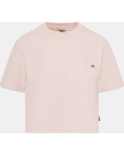 DICKIES T-shirt - Różowy jasny - Kobieta