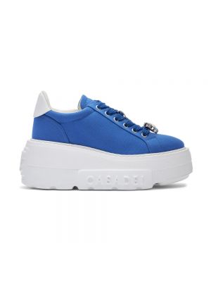 Sneakersy Casadei niebieskie
