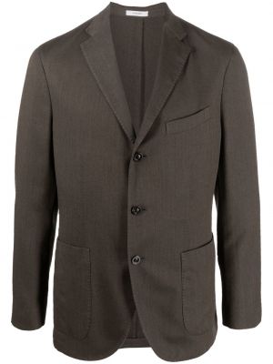 Ull lang blazer Boglioli brun