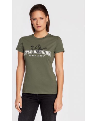 T-shirt True Religion verde