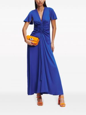 Večerní šaty Karl Lagerfeld modré