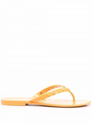 Pigget flip-flops Tory Burch oransje