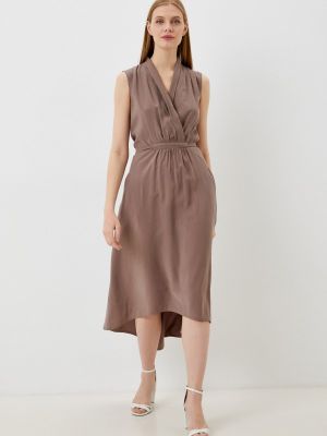 Платье Vladi Collection, коричневое