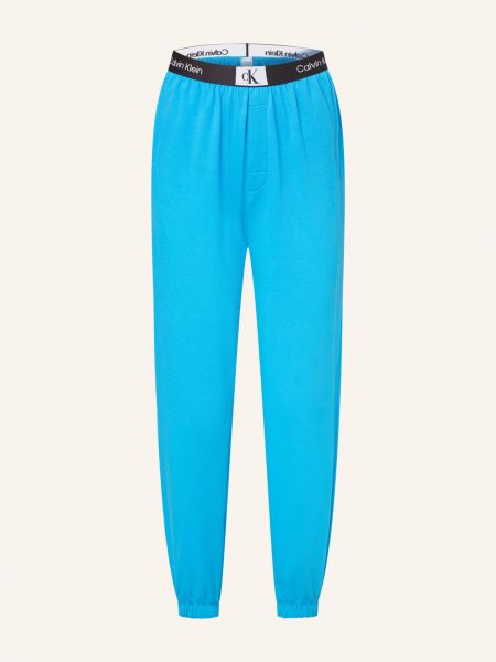 Kalhoty Calvin Klein modré