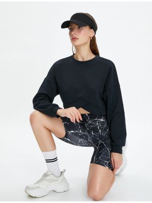 Asimetriska sportiska stila džemperis no modāla Koton