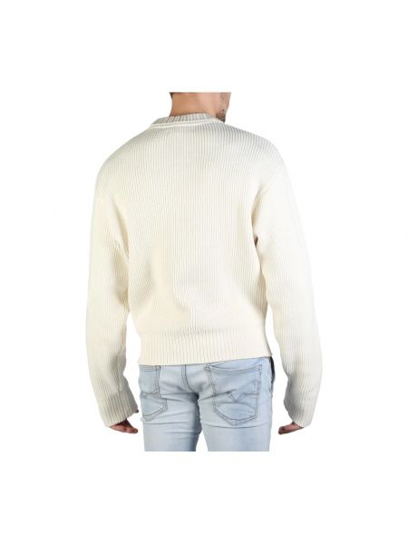 Jersey de algodón manga larga de tela jersey Tommy Hilfiger blanco