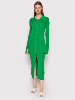 Pletena obleka Remain zelena