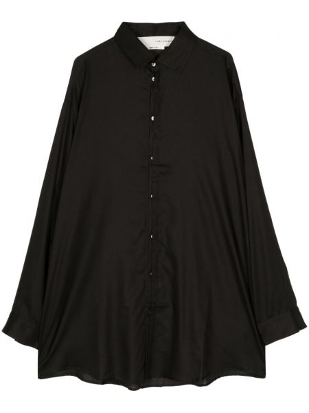 Βαμβακερό πουκάμισο Isabel Benenato μαύρο