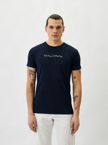 Синяя футболка Baldinini