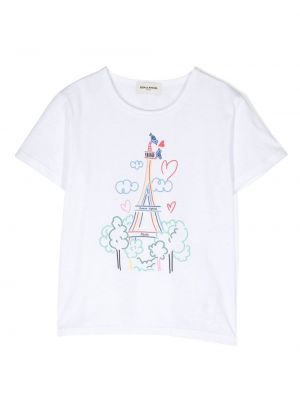 T-shirt con stampa Sonia Rykiel Enfant bianco