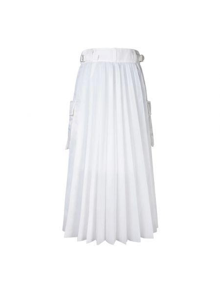 Spódnica midi Sacai biała