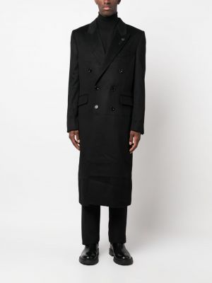 Pletený kabát Lardini černý