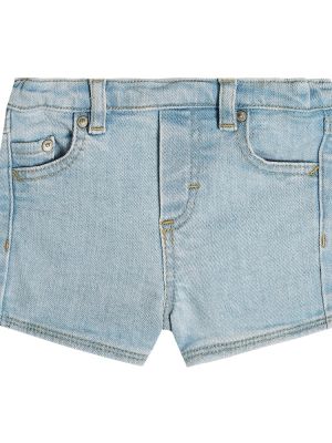 Bomuld denimshorts for piger Tartine Et Chocolat blå