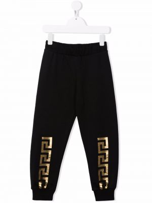 Joggers för tjejer Versace Kids svart