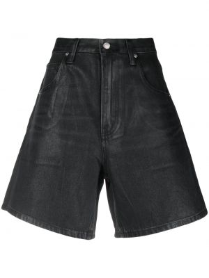 Shorts di jeans Alexander Wang grigio