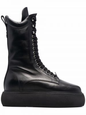 Botas con plataforma The Attico negro