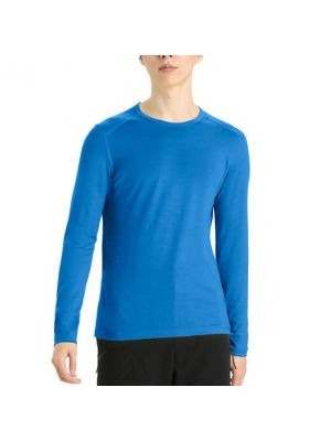 Camiseta de lana merino Icebreaker azul