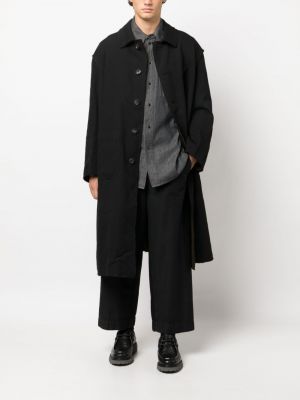 Oboustranný kabát Ziggy Chen černý