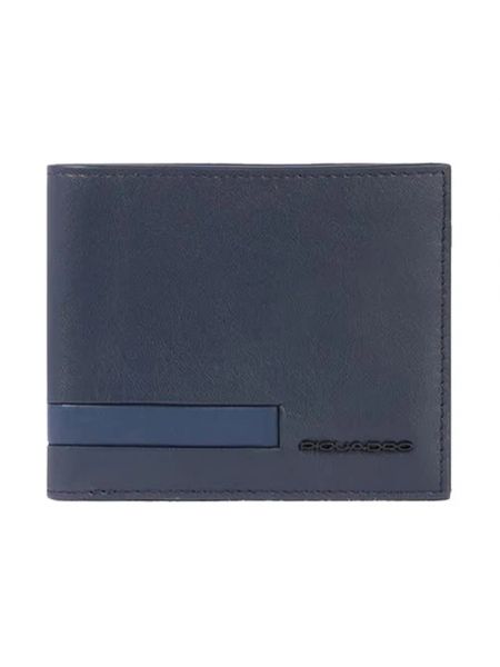 Niebieski portfel skórzany Piquadro