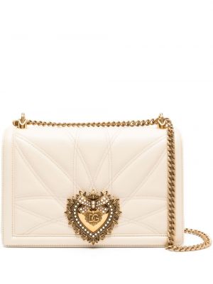 Τσάντα ώμου Dolce & Gabbana μπεζ