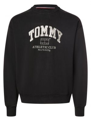 Bluza bawełniana Tommy Jeans czarna