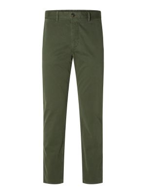 Pantaloni chino Selected Homme verde