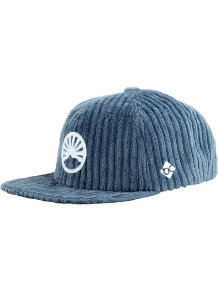 Вельветовая шапка Bavarian Caps синяя