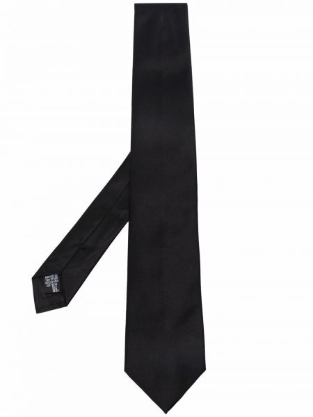 Corbata de seda Emporio Armani negro