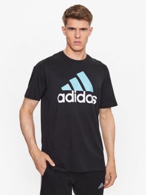 Jersey póló Adidas fekete
