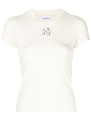T-shirt ricamato Off-white