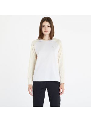 Μακρυμάνικη μπλούζα Adidas Originals λευκό