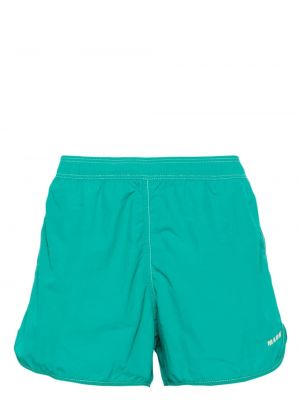 Kratke hlače z vezenjem Isabel Marant zelena
