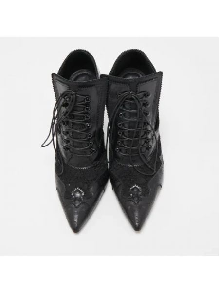 Botas de agua de cuero Givenchy Pre-owned negro
