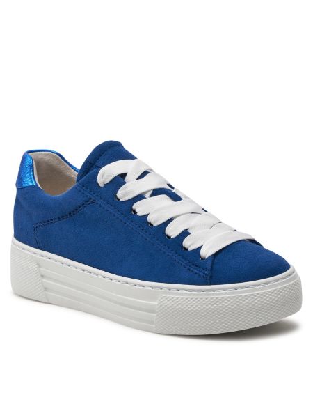 Niebieskie sneakersy Gabor