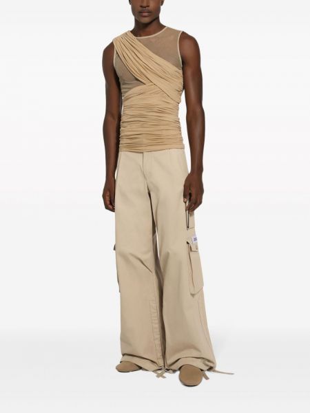 Pantalon cargo avec poches Dolce & Gabbana beige