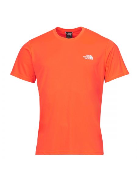 Rövid ujjú póló The North Face narancsszínű
