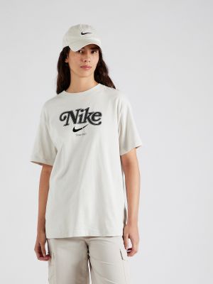 Oversized póló Nike Sportswear fekete