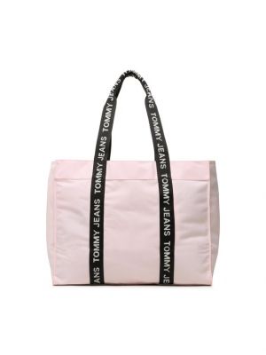Nakupovalna torba Tommy Jeans roza