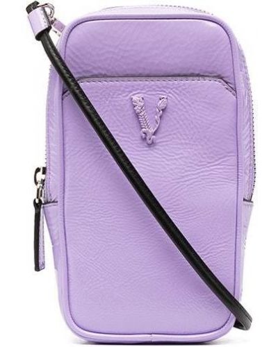 Bolso clutch Versace violeta