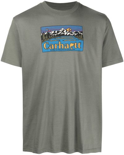 Camiseta con estampado Carhartt Wip verde