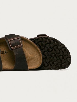 Sandale din piele Birkenstock maro